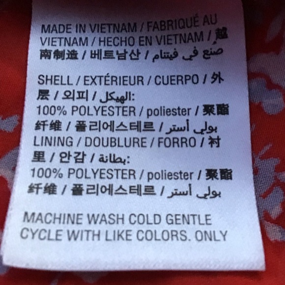 Bar 111 Red Blue Floral Ruffle Mini Dress Size 6 NEW - Picture 6 of 6